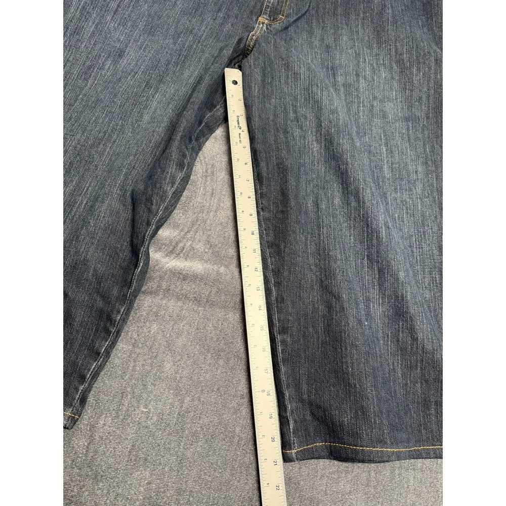 Lee Loose Fit Denim Bermuda Shorts Womens 50x30 Blue Jean Walking Shorts
